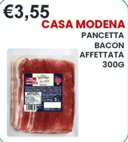 Caramico Pancetta bacon affettata Casa Modena offerta