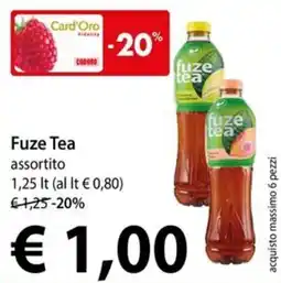 Cadoro Fuze Tea assortito offerta