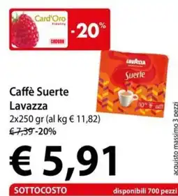 Cadoro Caffè Suerte Lavazza offerta