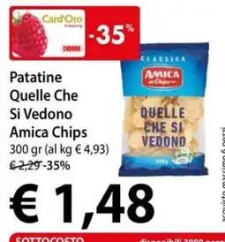 Cadoro Patatine Quelle Che Si Vedono Amica Chips offerta