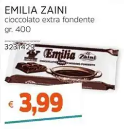 Stop&Shop Emilia Zaini cioccolato extra fondente offerta