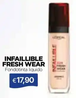 Sirene Blu L'Oréal Infallible Fresh Wear Fondotinta liquido offerta