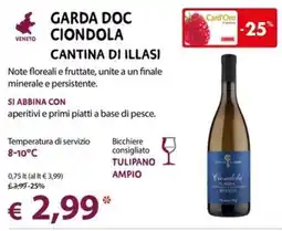 Cadoro Garda Doc Ciondola Cantina di Illasi offerta