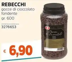 Stop&Shop Rebecchi gocce di cioccolato fondente offerta