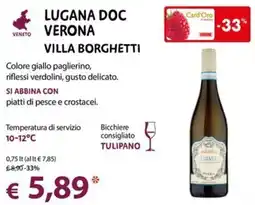 Cadoro Lugana Doc Verona Villa Borghetti offerta