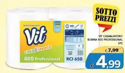 Deter Shop Vit Bobina industriale casa&lavoro 800 Professional offerta