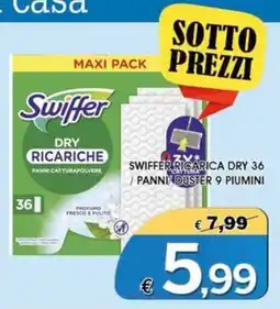 Deter Shop Swiffer Dry Ricariche offerta