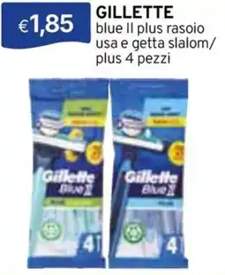 Sirene Blu Gillette blue II plus rasoio offerta