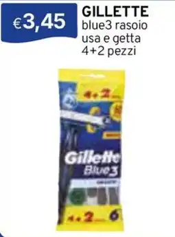 Sirene Blu Gillette Blue3 rasoi offerta