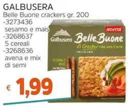 Stop&Shop Galbusera Belle Buone crackers offerta