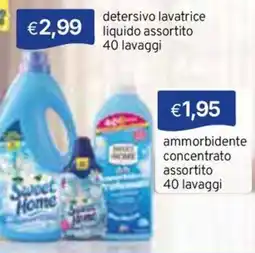 Sirene Blu detersivo lavatrice liquido assortito offerta