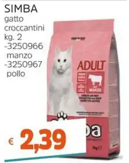 Stop&Shop Simba gatto croccantini offerta