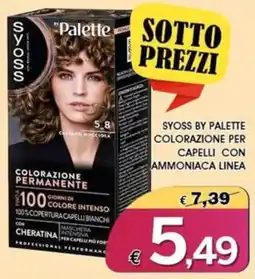 Deter Shop Syoss by Palette colorazione per capelli con ammoniaca linea offerta