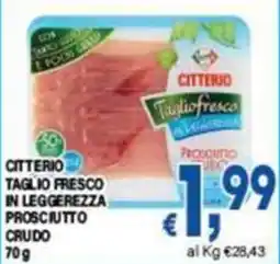 DEM Citterio Taglio Fresco in Leggerezza Prosciutto Crudo offerta