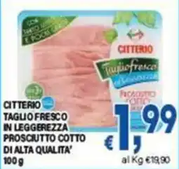 DEM Citterio taglio fresco in leggerezza prosciutto cotto offerta