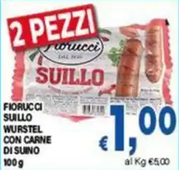 DEM Fiorucci suillo wurstel con carne di suino offerta