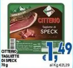 DEM Citterio tagliette di speck offerta
