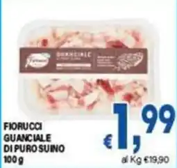 DEM Fiorucci guanciale di puro suino offerta