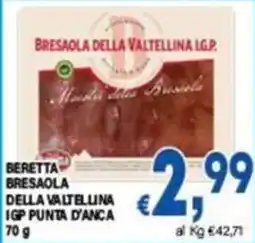 DEM Beretta bresaola della valtellina igp punta d'anca offerta