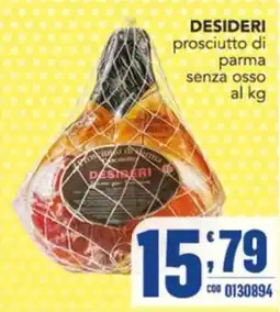 Gruppo di Palo Prosciutto di Parma senza osso Desideri offerta