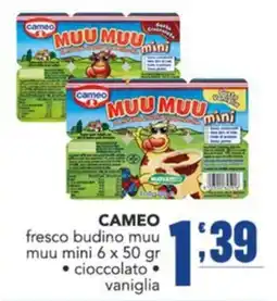 Gruppo di Palo Cameo fresco budino muu muu mini offerta