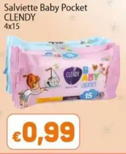 Sidis Salviette Baby Pocket Clendy offerta
