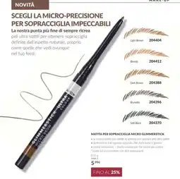 Avon Avon Glimmerstick Micro Brow Deliner Ultra Colour offerta