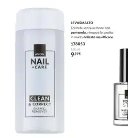 Avon Avon Nail + Care Clean & Correct Enamel Remover offerta