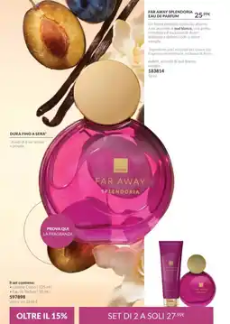 Avon Far Away Splendoria Eau de Parfum offerta