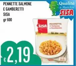 Sisa Penne al Salmone e Gambetti SISA offerta