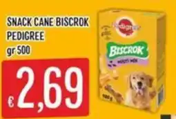 Sisa Snack cane biscrok pedigree offerta