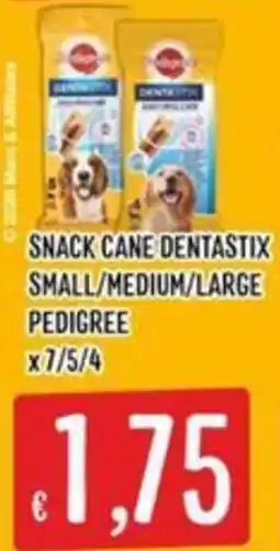Sisa Snack cane dentastix pedigree offerta