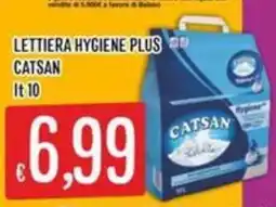 Sisa Lettiera hygiene plus catsan offerta