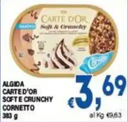 DEM Algida Carte d'Or soft e crunchy cornetto offerta