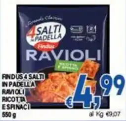 DEM Findus 4 Salti in Padella Ravioli Ricotta e Spinaci offerta