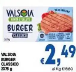 DEM Valsòia burger classico offerta