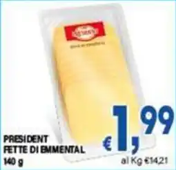 DEM President fette di emmental offerta