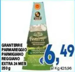 DEM Granterre e Parmareggio Parmigiano Reggiano extra 24 mesi offerta