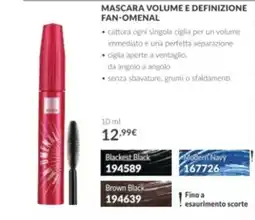Avon Mascara volume e definizione Fan-Omenal offerta