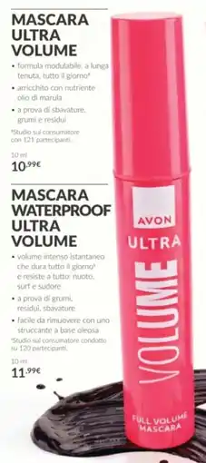 Avon Avon Mascara Ultra Volume offerta