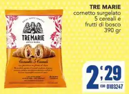 Gruppo di Palo Tre Marie cornetto 5 cereali offerta