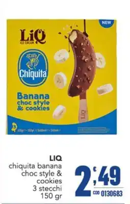 Gruppo di Palo LiQ chiquita banana choc style & cookies offerta