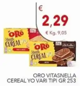 Diper Oro Vitasnella Cereal Yo vari tipi offerta