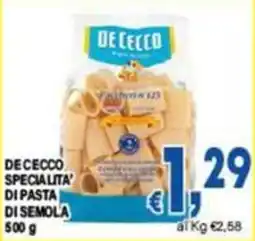 DEM De Cecco specialità di pasta di semola offerta