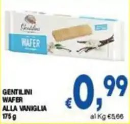 DEM Gentilini wafer alla vaniglia offerta