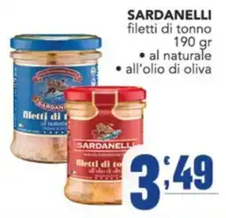Gruppo di Palo Sardanelli filetti di tonno offerta