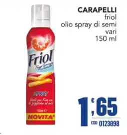 Gruppo di Palo Friol olio spray di semi vari offerta