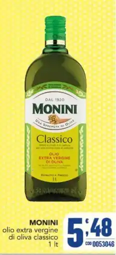 Gruppo di Palo Monini olio extra vergine di oliva classico offerta