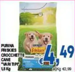 DEM Purina Friskies Crocchette Cane Vari Tipi offerta