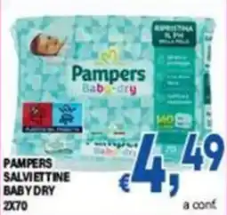 DEM Pampers salviettine baby dry offerta